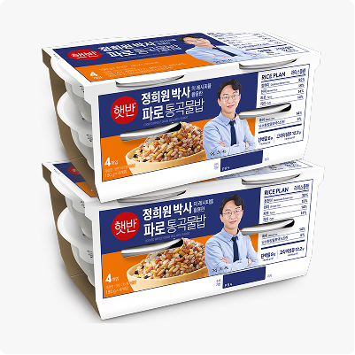 [정희원 박사 레시피]햇반 라이스플랜 파로통곡물밥 190g x 4개입 x 2개 (총 8개)